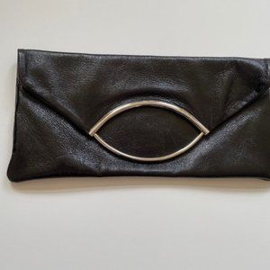 Nordstrom Black Leather Clutch